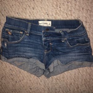 Abercrombie jean shorts kids size 14